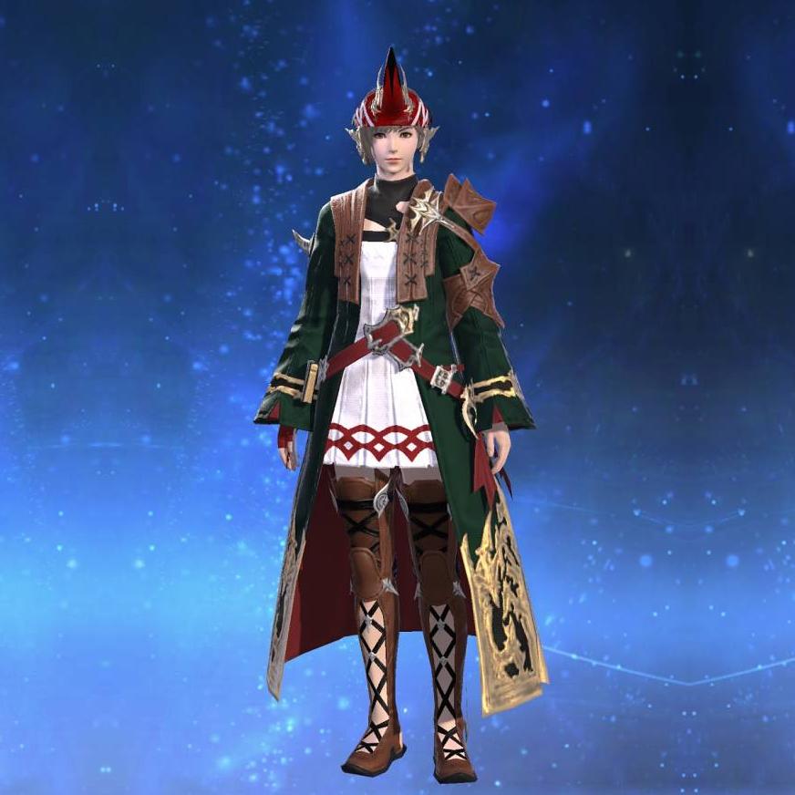Summoner's Doublet's gearset image female.
