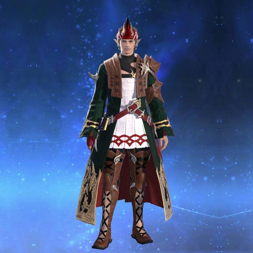 Summoner's Doublet's gearset image male.