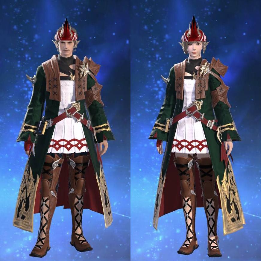Summoner's Doublet's gearset image.
