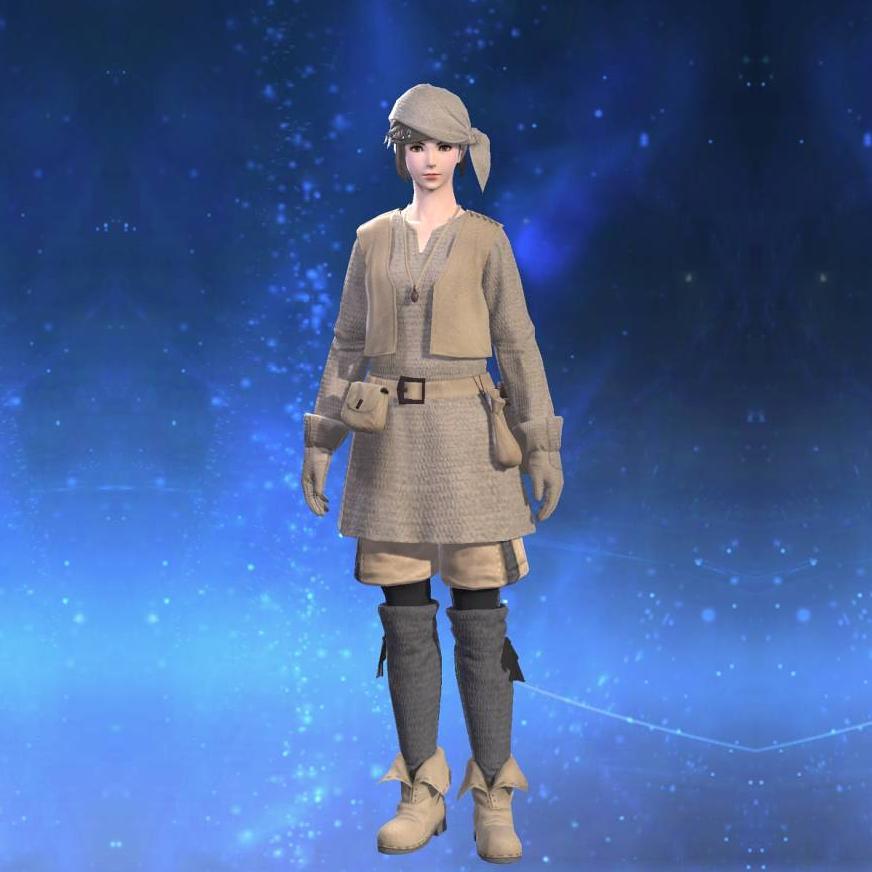 Hempen Shepherd's Tunic's gearset image female.