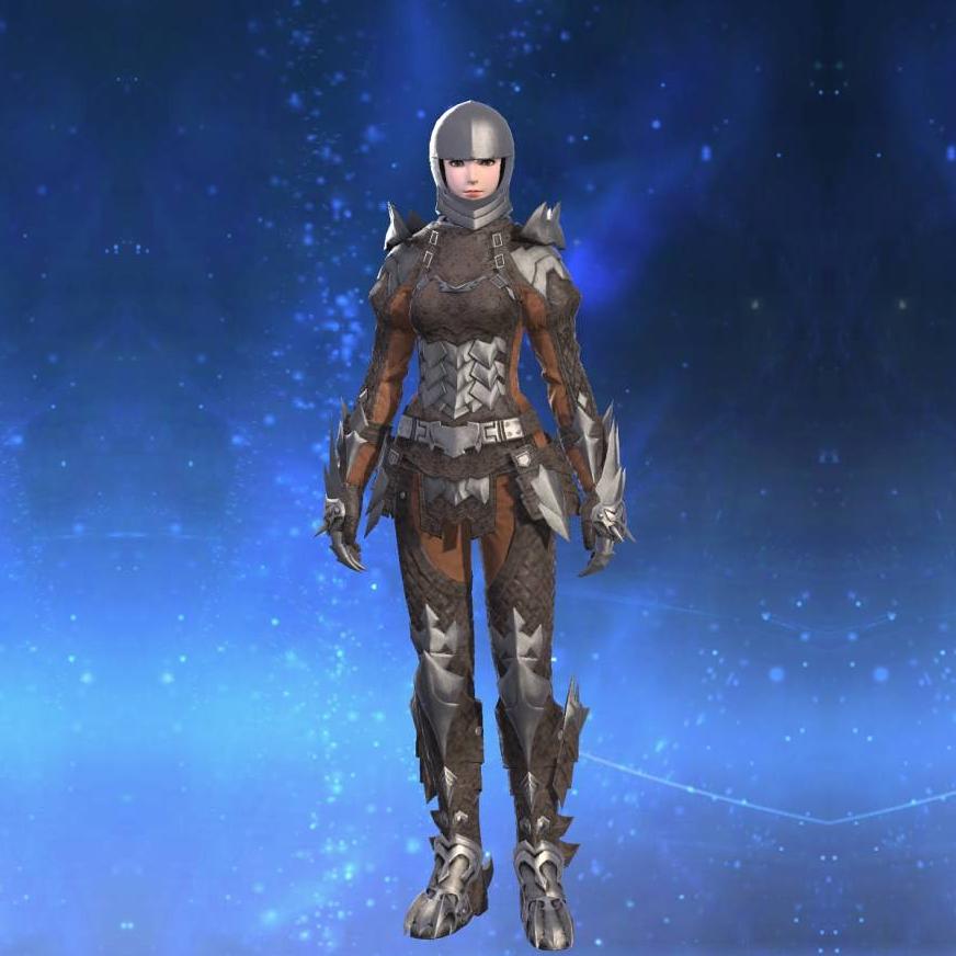 Steel Scale Mail's gearset image female.