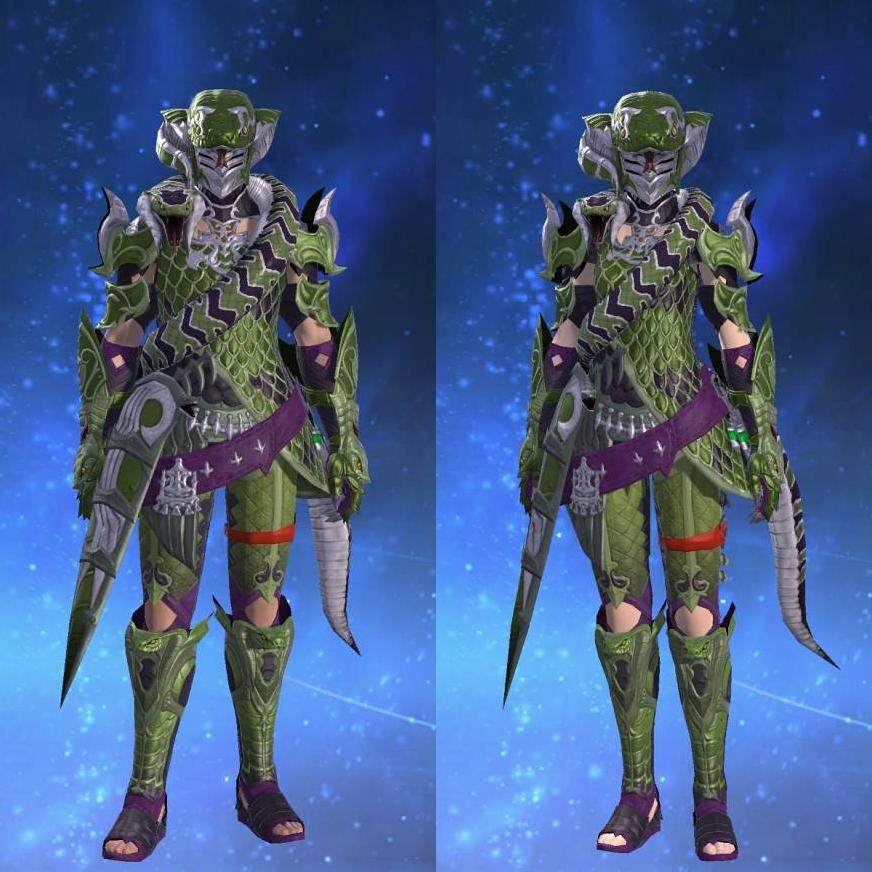 Snakestongue Scale Mail's gearset image.