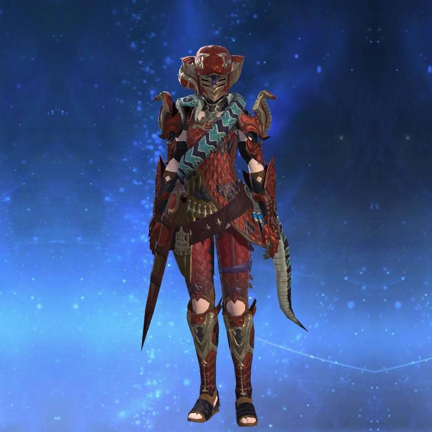 スネイクリージュ・アーマー's gearset image female.