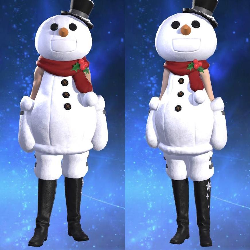 スノーマンスーツ's gearset image.