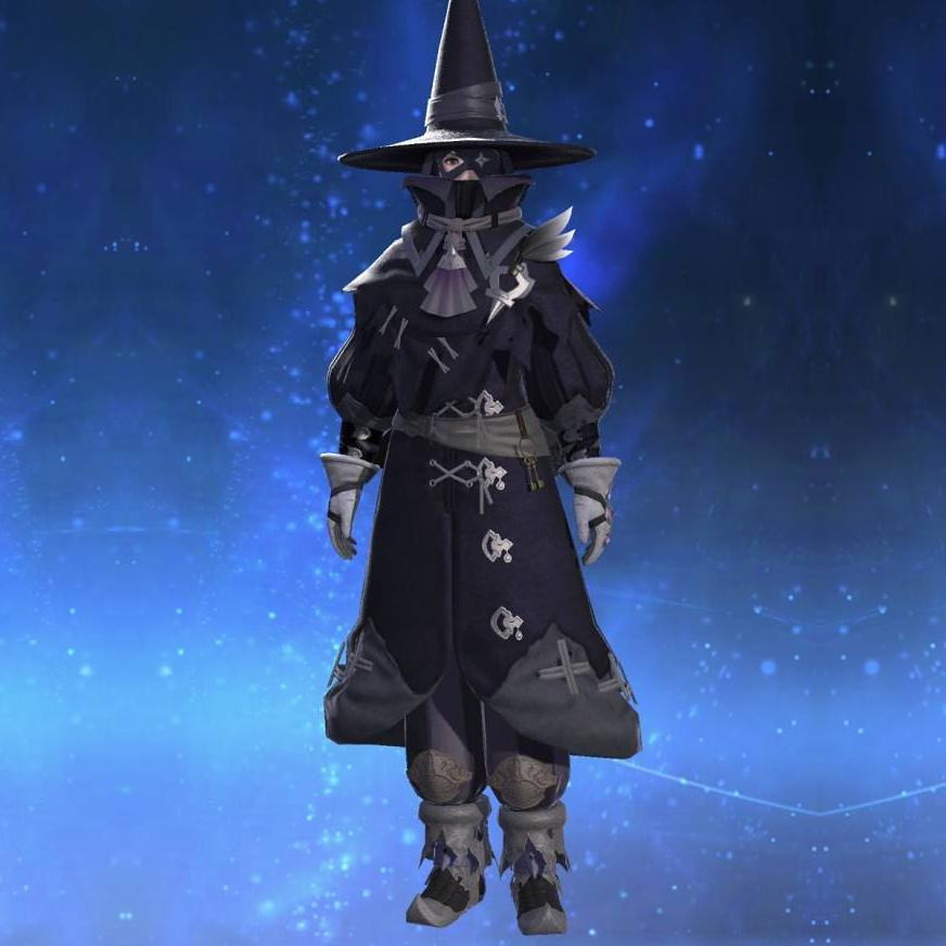 Sorcerer's Coat's gearset image female.