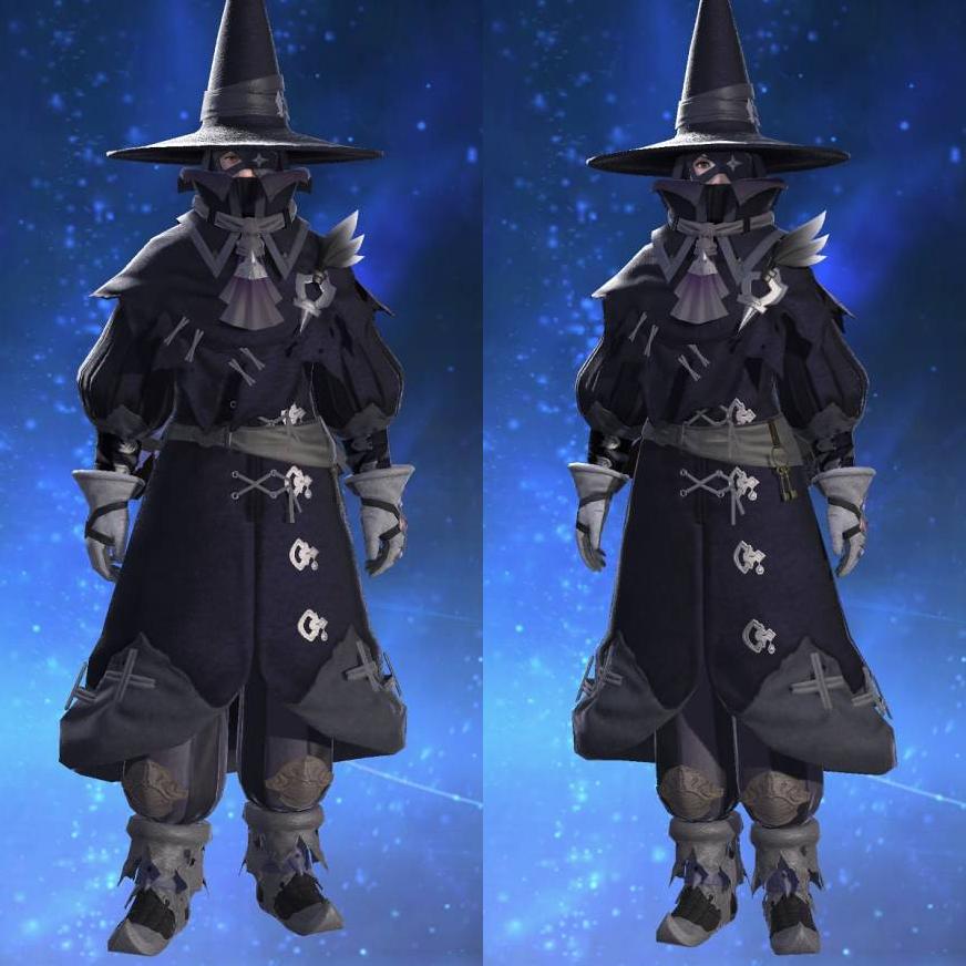 Sorcerer's Coat's gearset image.