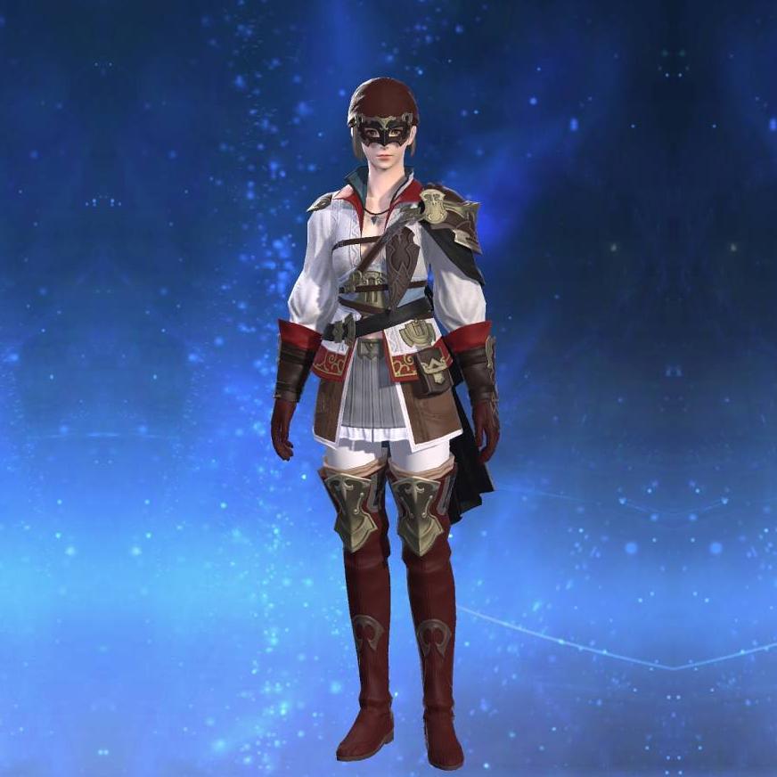 Saurian Shirt of Striking's gearset image female.
