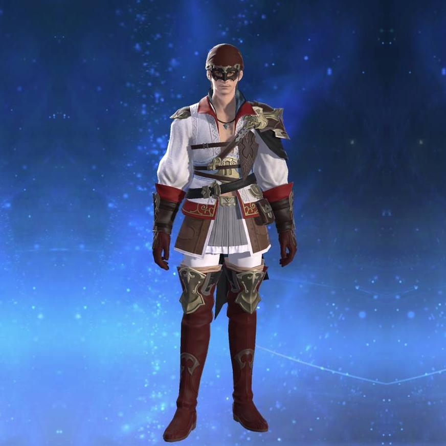 Saurian Shirt of Striking's gearset image male.