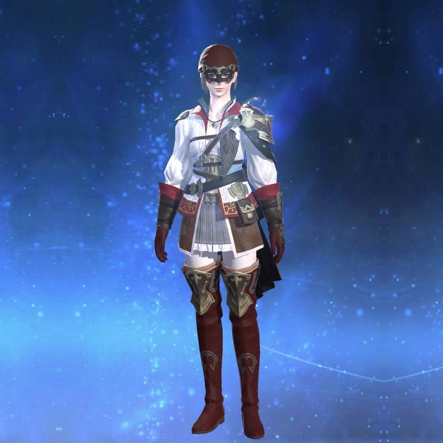 Augmented Saurian Shirt of Striking's gearset image female.