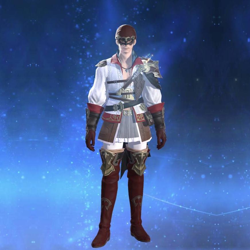 Augmented Saurian Shirt of Striking's gearset image male.