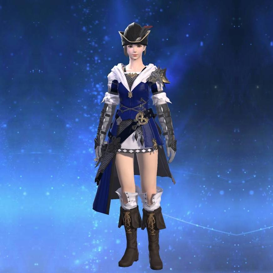 Saurian Tabard of Aiming's gearset image female.