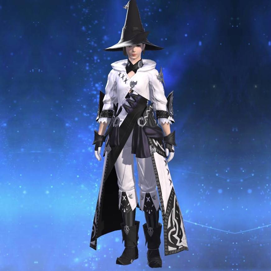 Direwolf Robe of Casting's gearset image female.