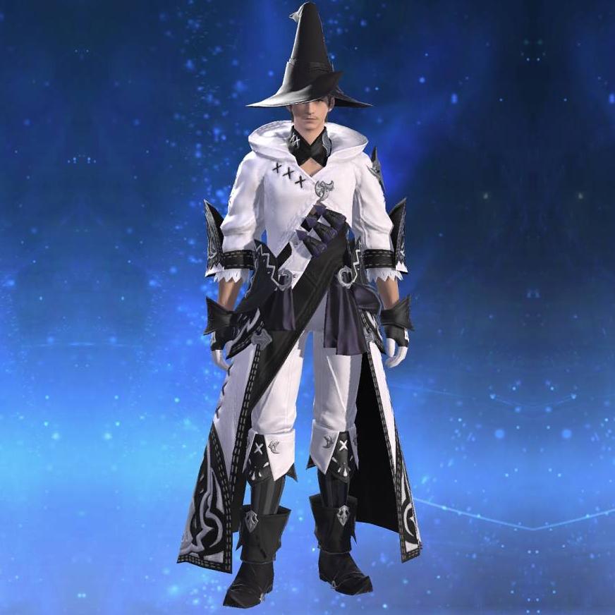 Direwolf Robe of Casting's gearset image male.