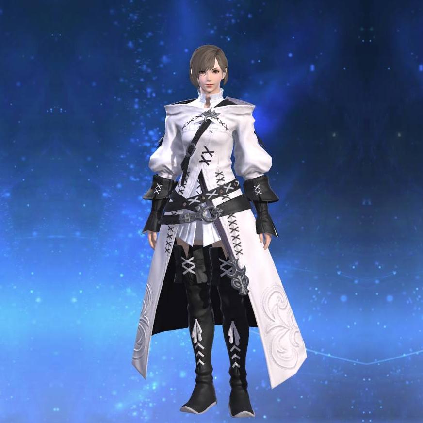 Direwolf Robe of Healing's gearset image female.