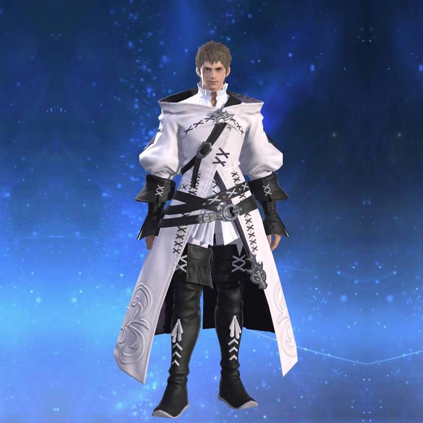 Direwolf Robe of Healing's gearset image male.