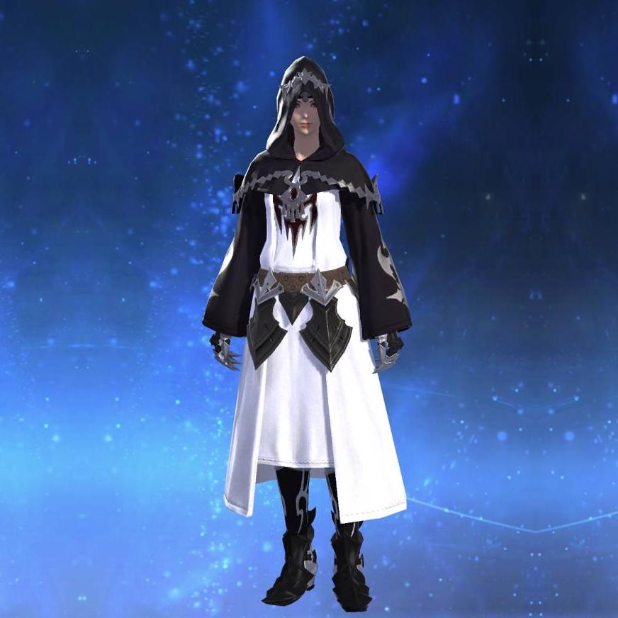 Darklight Cowl of Healing's gearset image female.