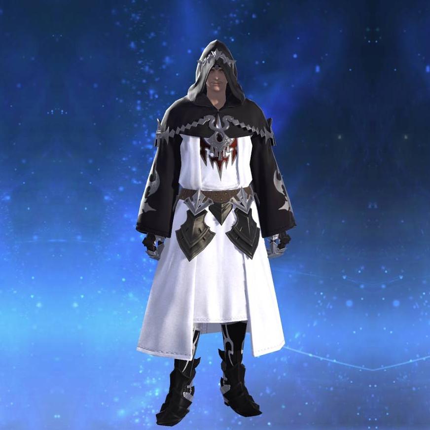 Darklight Cowl of Healing's gearset image male.