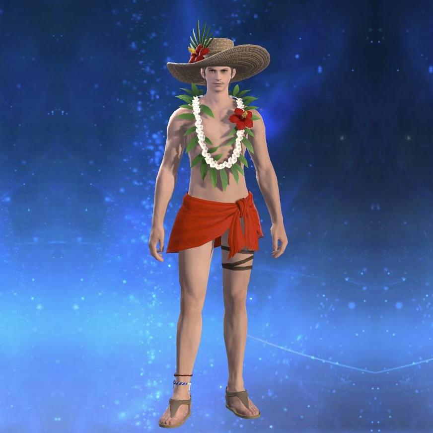 Ti Leaf Lei's gearset image.