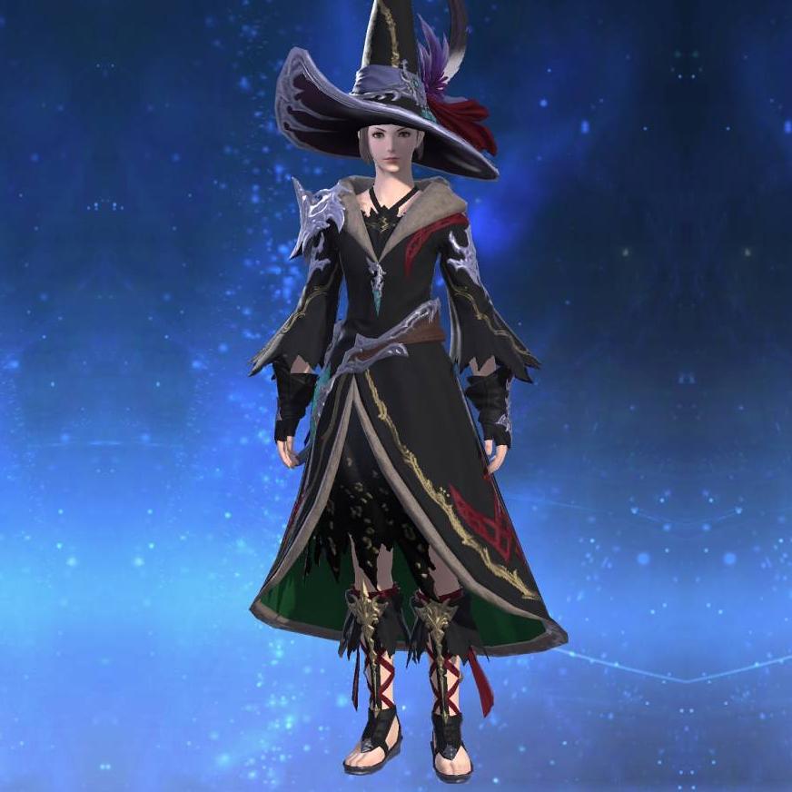 Demon Robe of Casting's gearset image female.