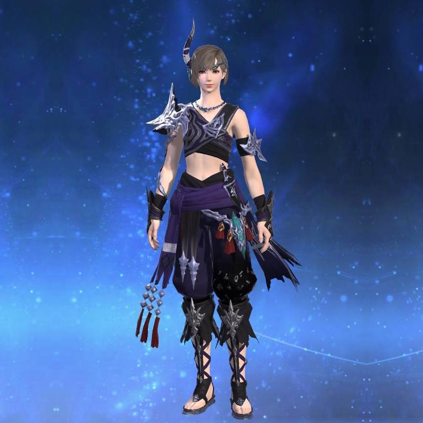 Demon Chestpiece of Scouting's gearset image female.