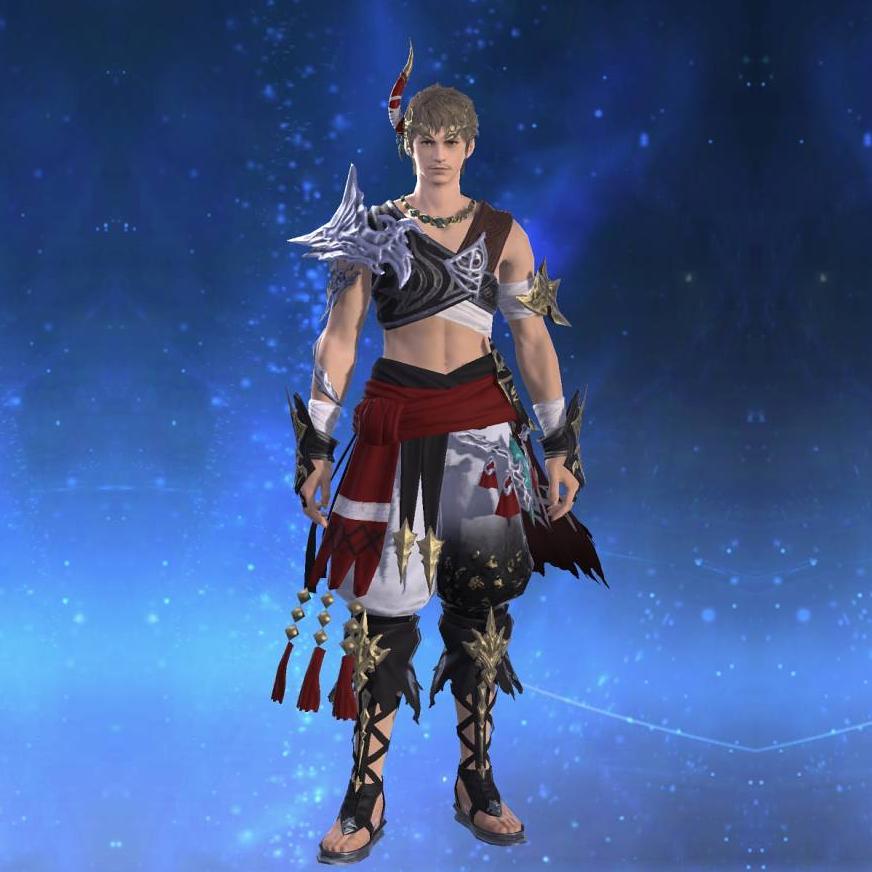Demon Chestpiece of Striking's gearset image male.