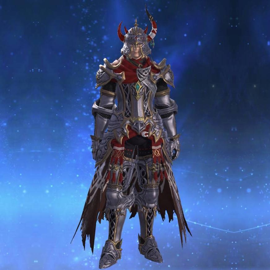 Demon Armor of Fending's gearset image male.