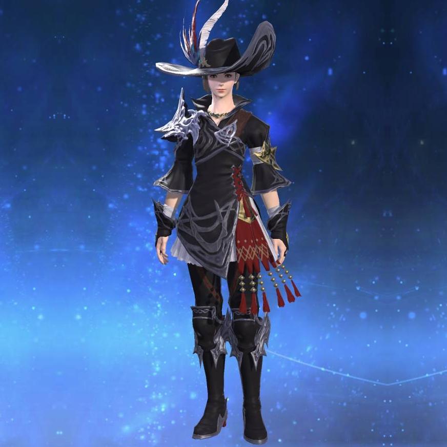 Demon Tabard of Aiming's gearset image female.