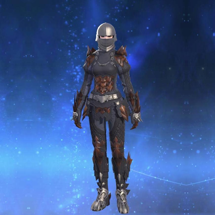 Tortoiseshell Scale Mail's gearset image female.