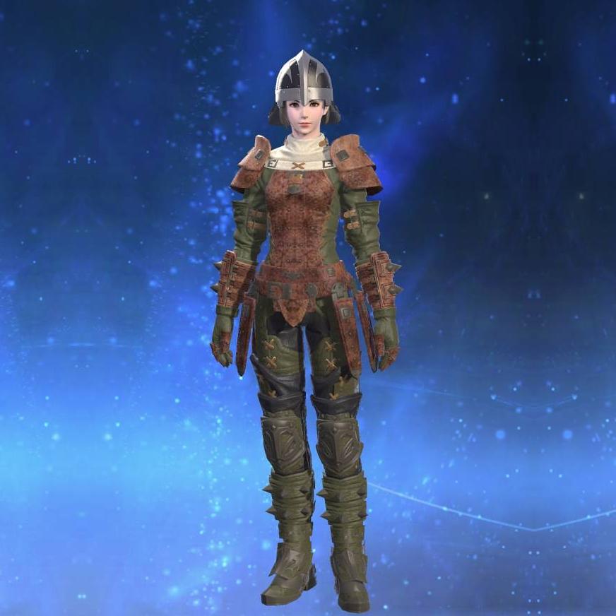 Toadskin Jacket's gearset image female.