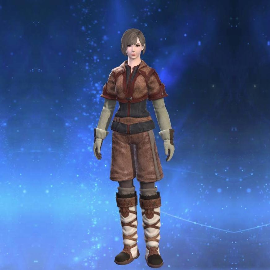 Toadskin Jerkin's gearset image female.