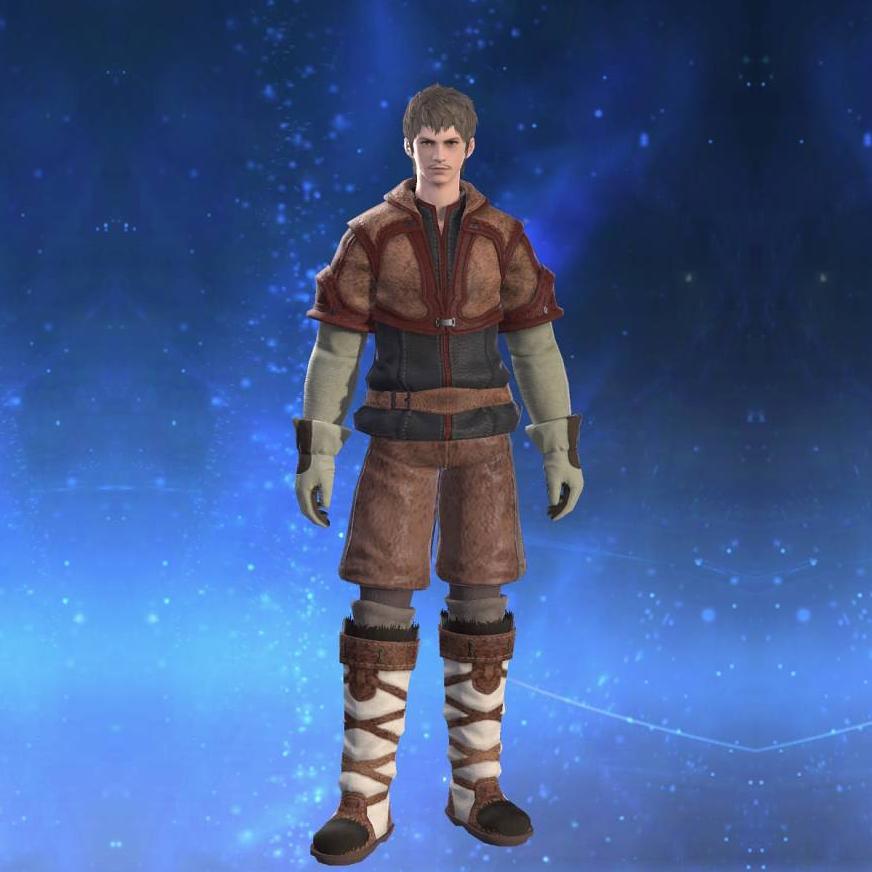 Toadskin Jerkin's gearset image male.