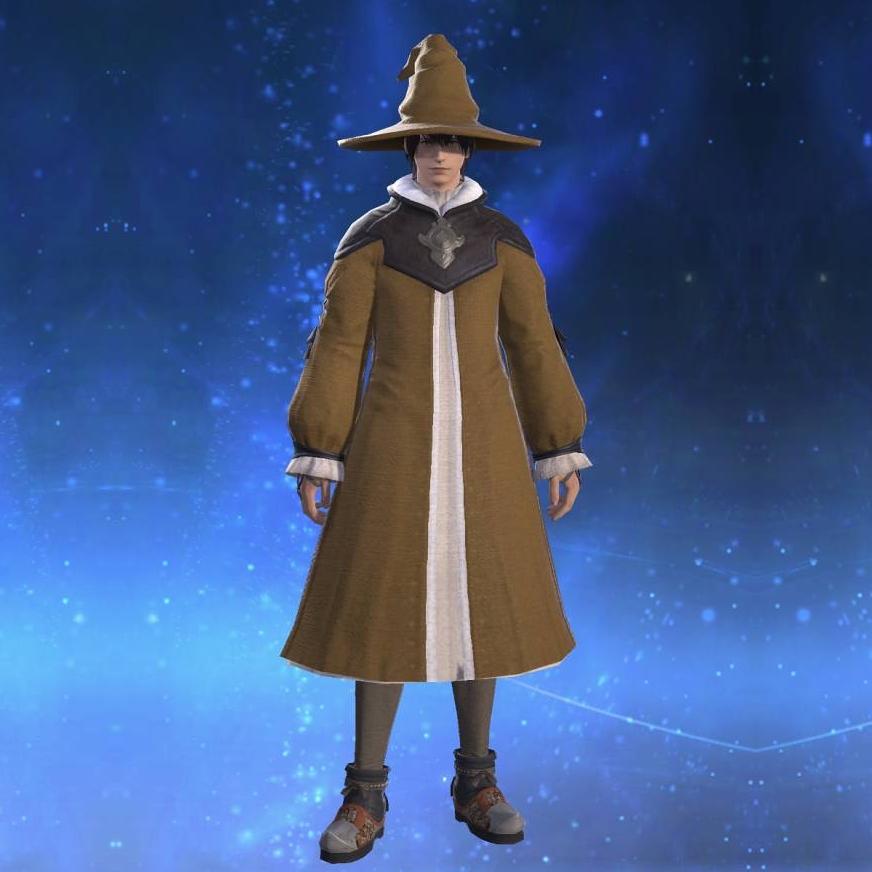 Doctore's Robe's gearset image male.