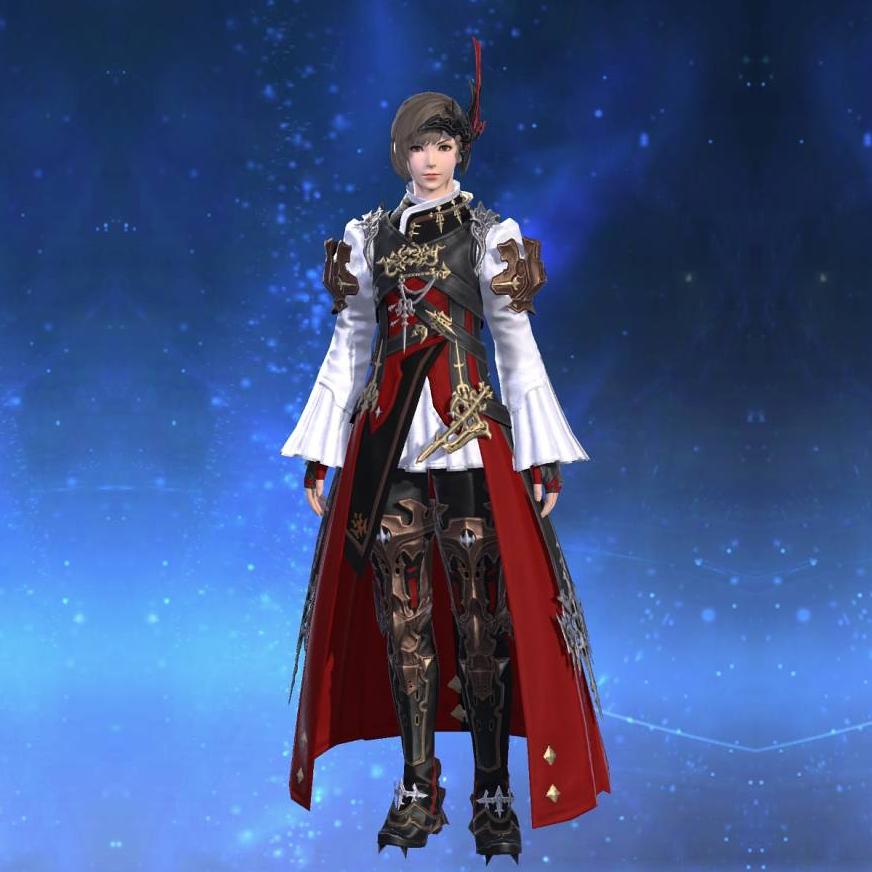 High Allagan Coat of Healing's gearset image female.