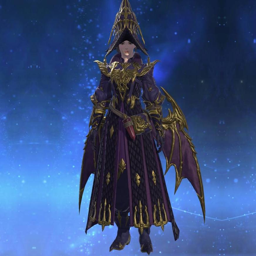 Dreadwyrm Robe of Casting's gearset image female.