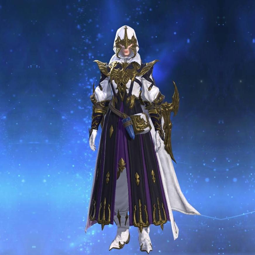 Dreadwyrm Robe of Healing's gearset image female.