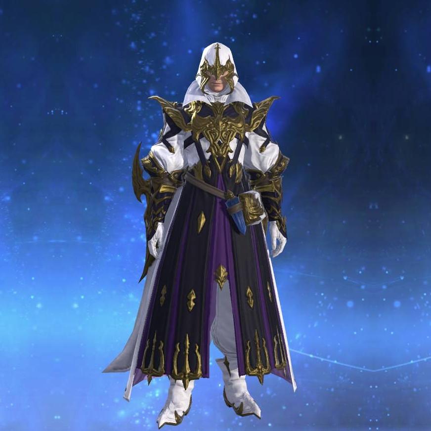 Dreadwyrm Robe of Healing's gearset image male.