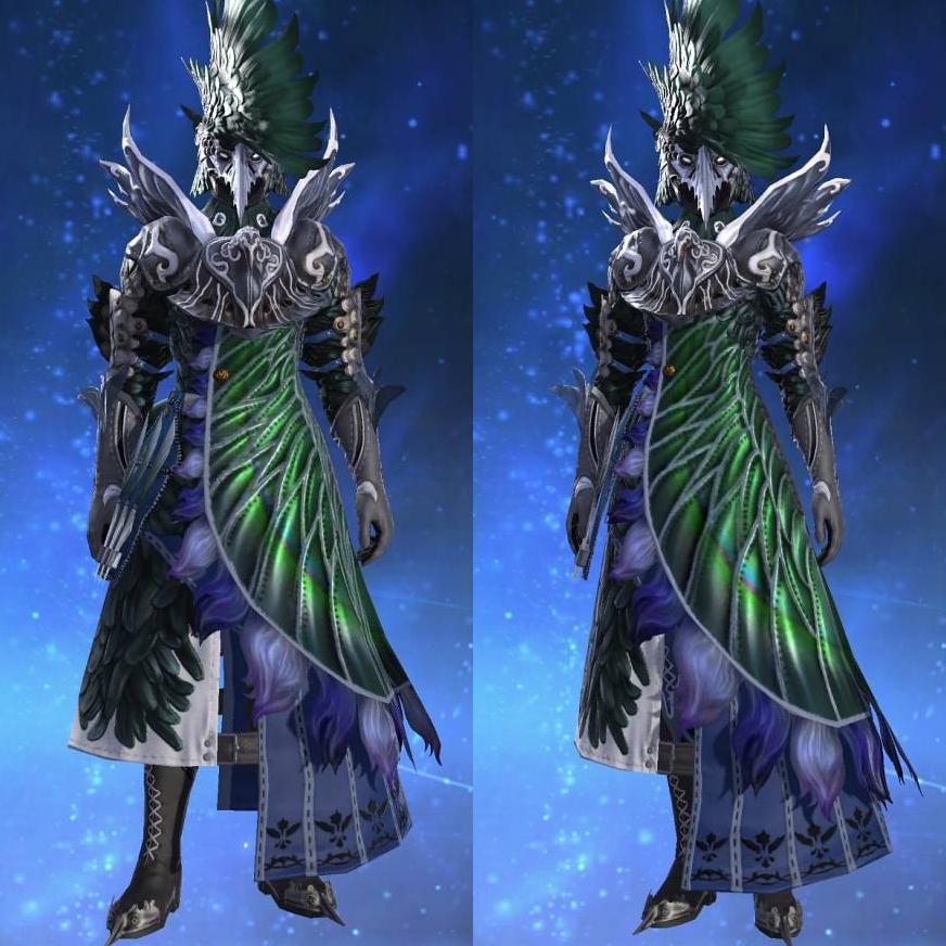 Birdliege Coat's gearset image.