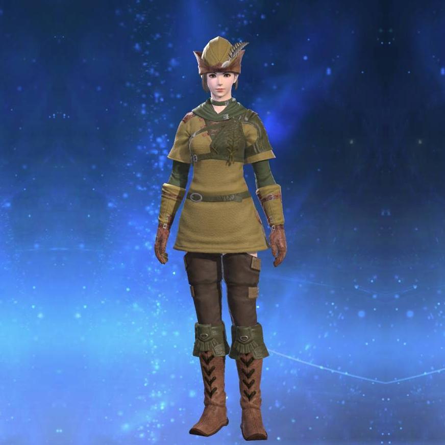 Gryphonskin Tunic's gearset image female.