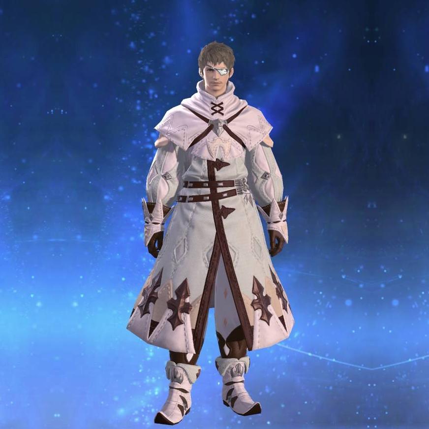 Pilgrim's Robe's gearset image male.