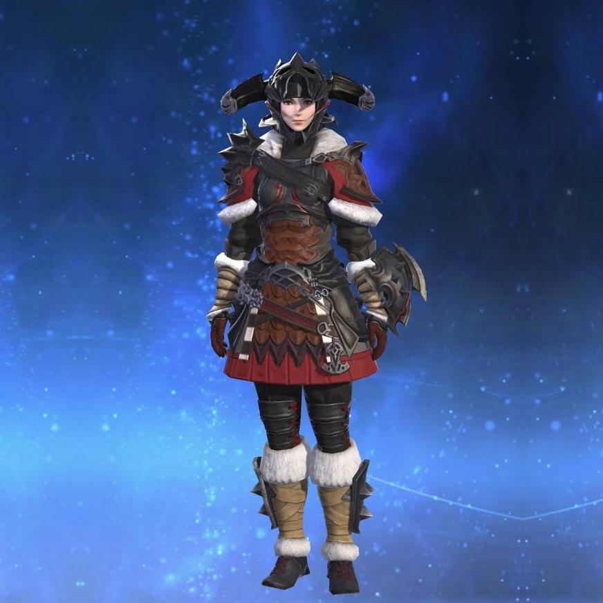 Fighter's Cuirass's gearset image female.