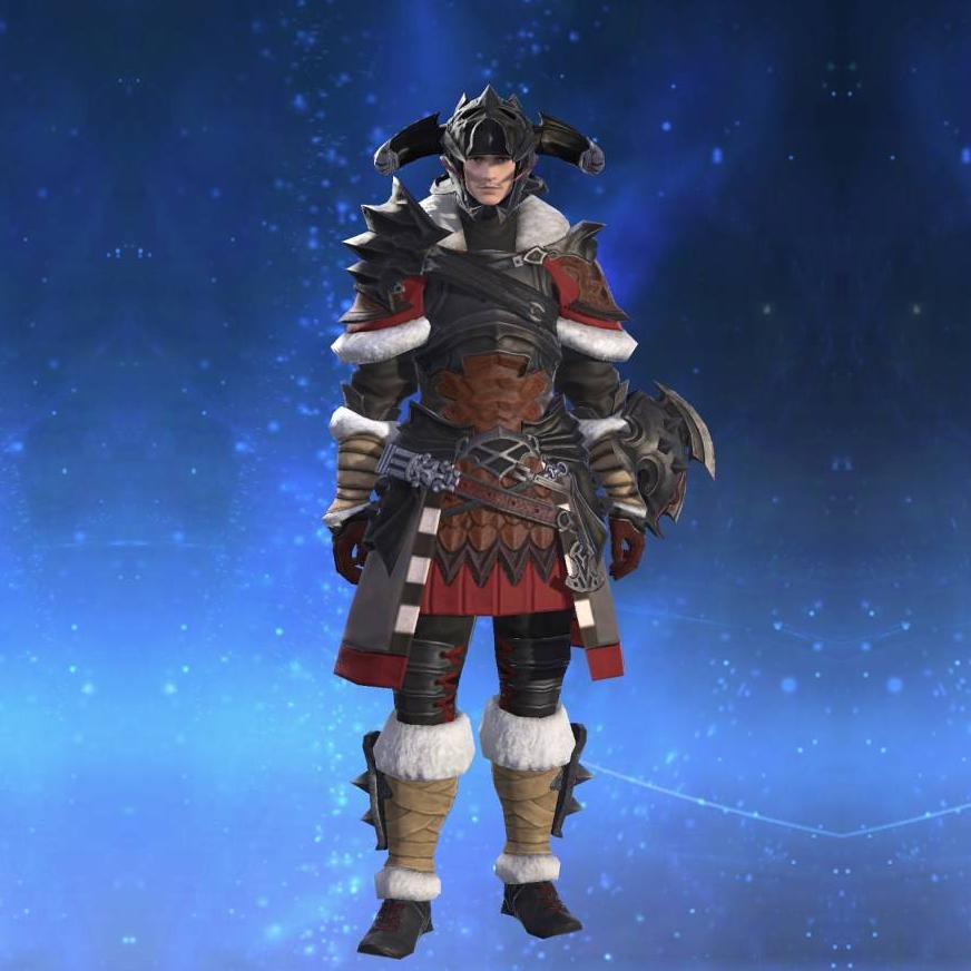 Fighter's Cuirass's gearset image male.