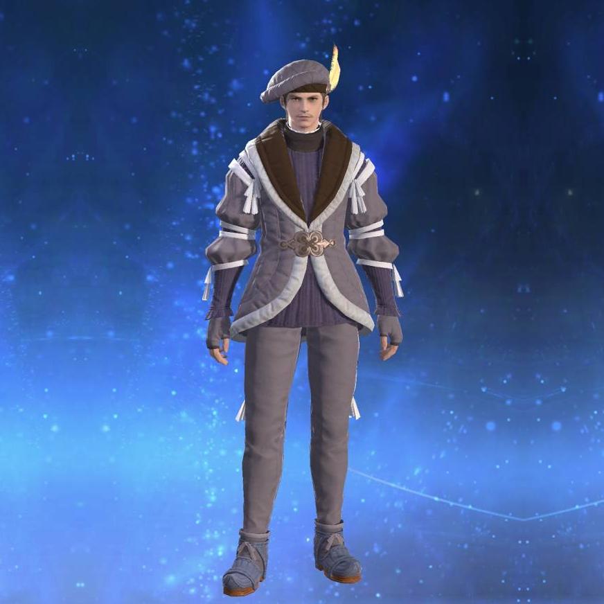 Felt Gown's gearset image male.