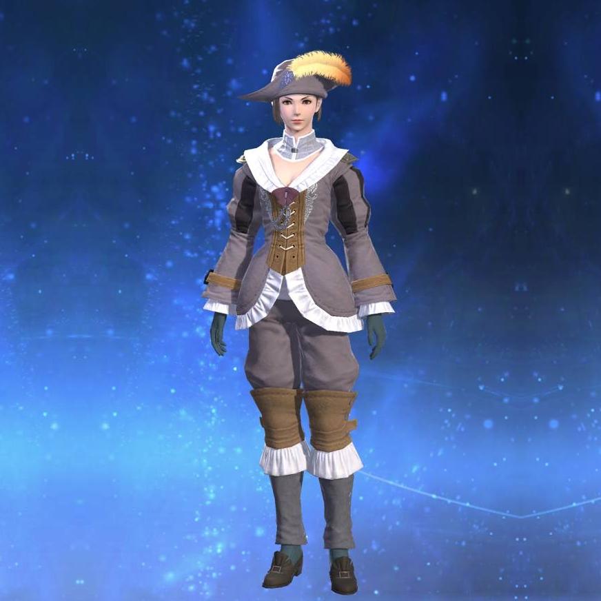 Felt Bliaud's gearset image female.