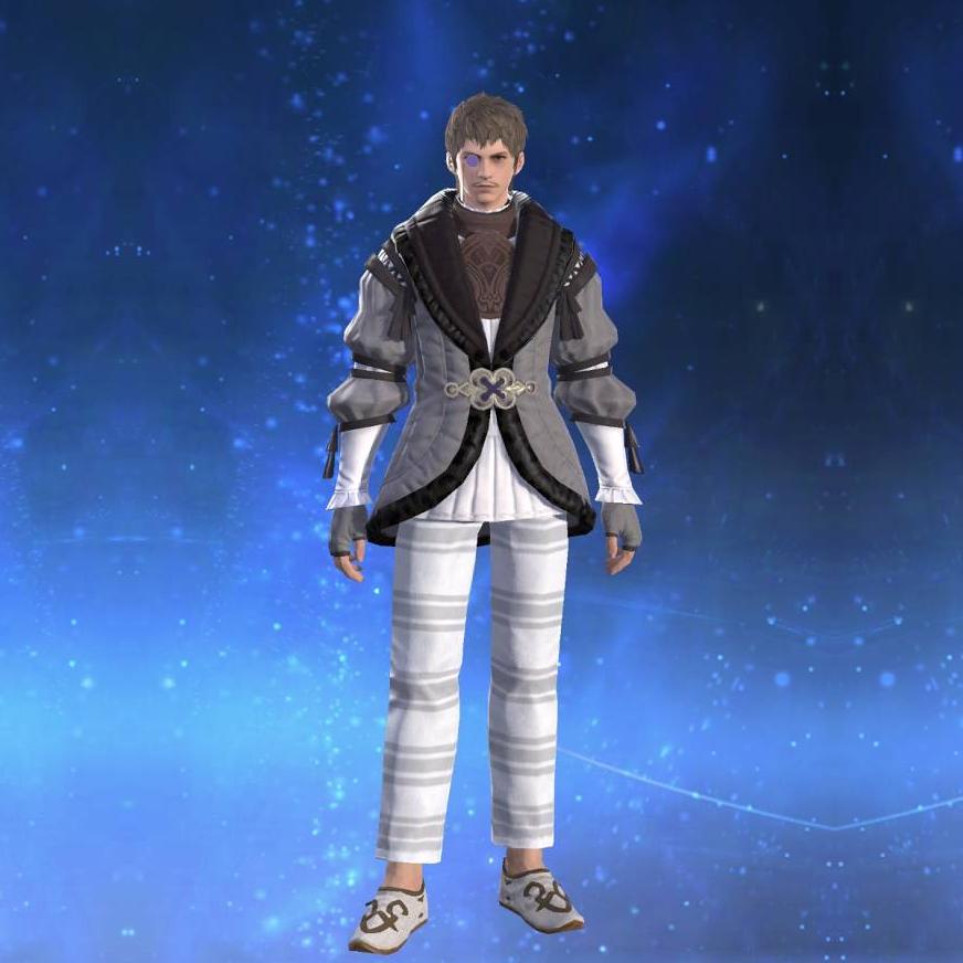 Blessed Gown's gearset image male.