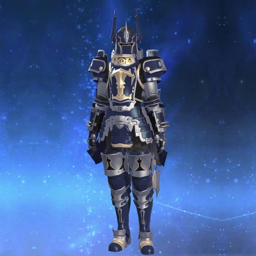 ヘヴィウォルフラムアーマー's gearset image female.