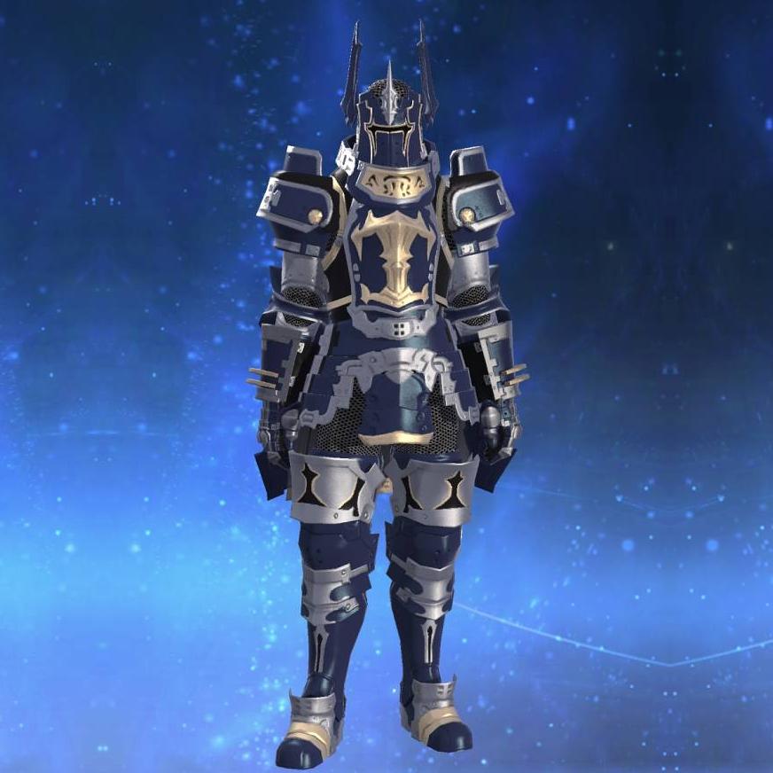ヘヴィウォルフラムアーマー's gearset image male.