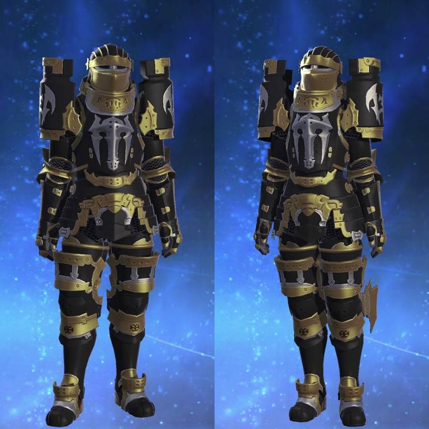 Heavy Darksteel Armor's gearset image.