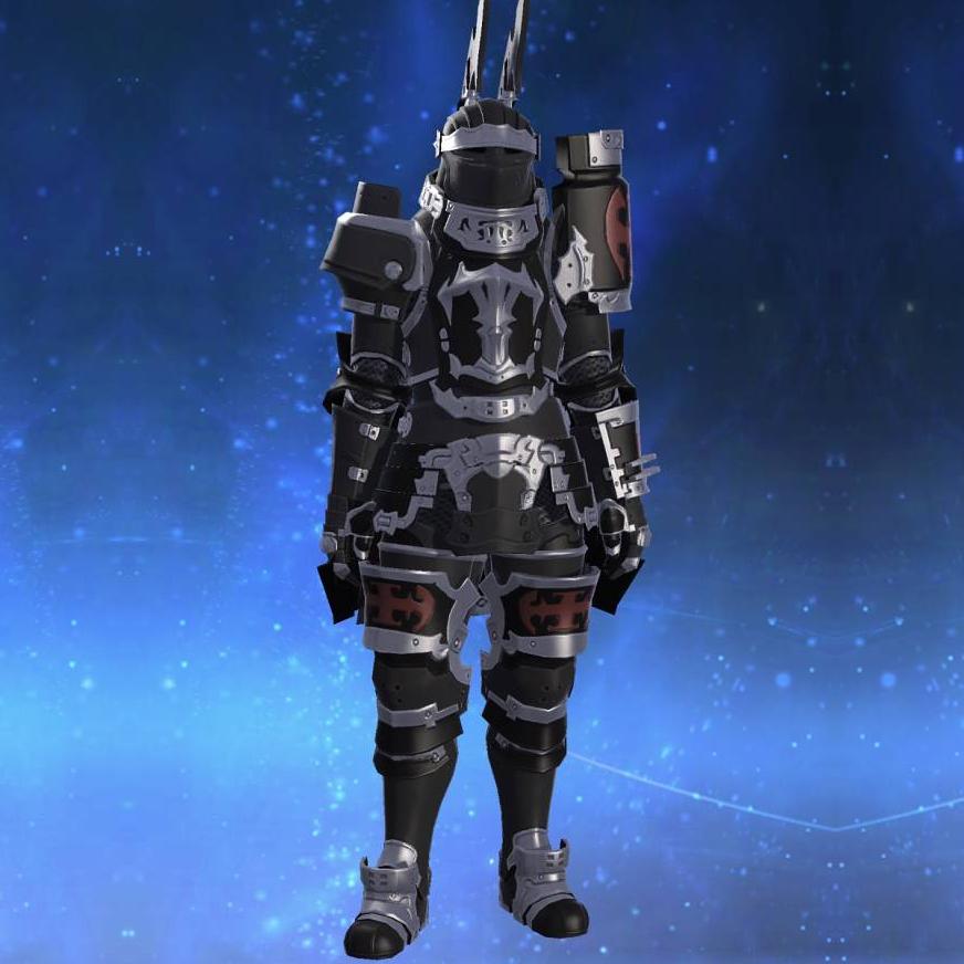 Heavy Darklight Armor's gearset image male.