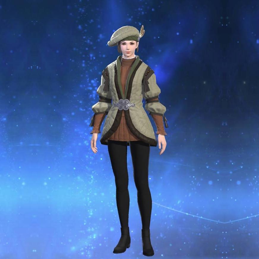 Velveteen Gown's gearset image female.