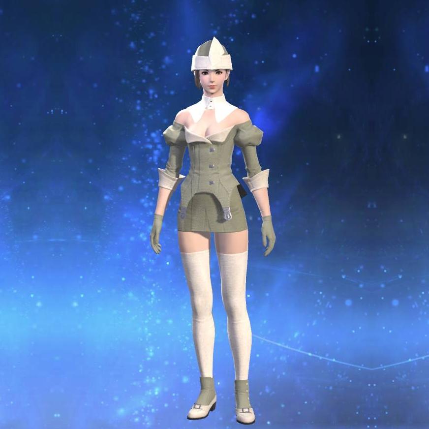 Velveteen Coatee of Crafting's gearset image female.